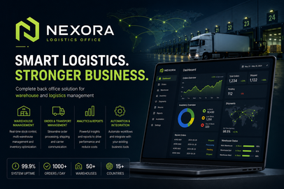 Скриншот NEXORA — платформа для управления складами и логистикой