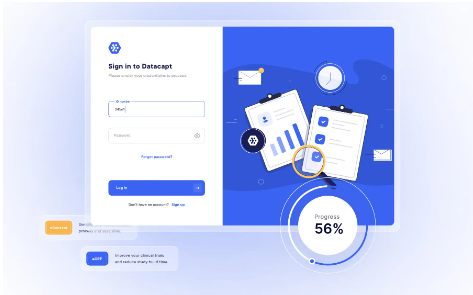 Скриншот SaaS-платформы сбора данных