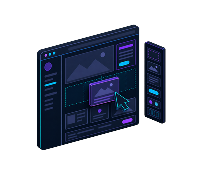 Сигналы, что нужна выделенная frontend-разработка: сложный интерфейс SPA или PWA, дизайн в Figma без исполнителя, backend делает другая команда, сайт медленный по Core Web Vitals