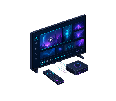 Сигналы, что пора делать приложение для Smart TV: есть видео-контент или OTT, нужна витрина на большом экране, нужна публикация в Samsung/LG/Android TV
